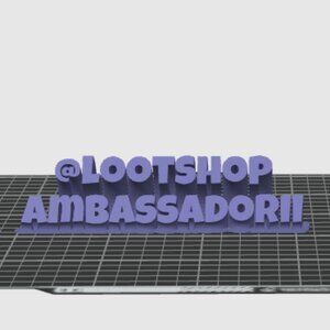 3D printed custom name sign